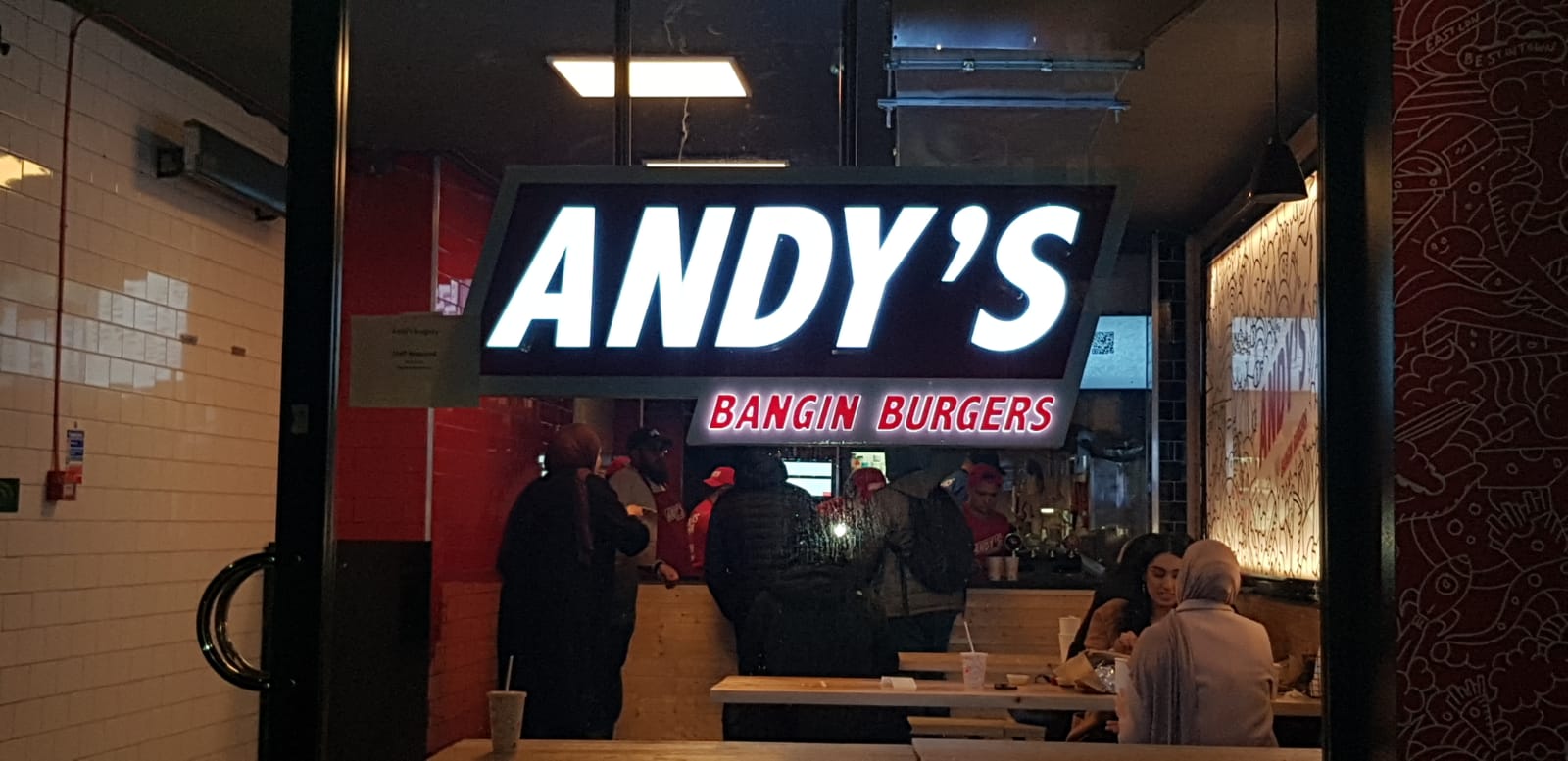 Andy's Burgers Mile End - british