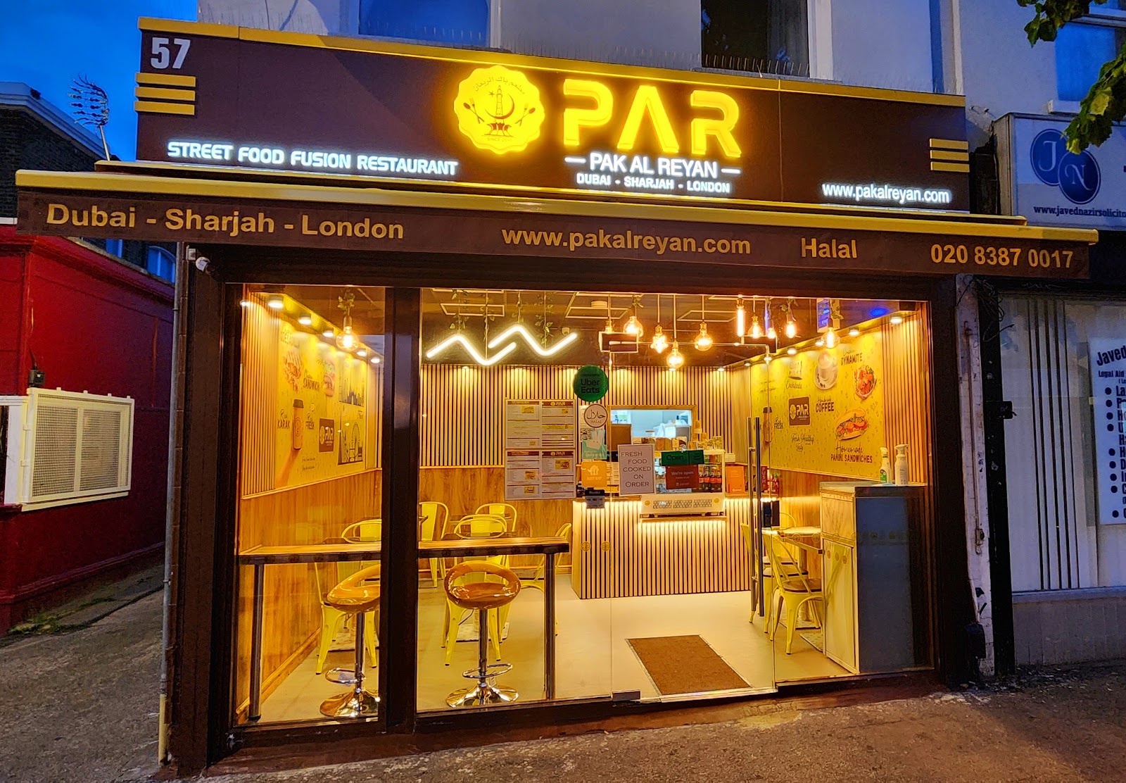 PAR LONDON - PAK AL REYAN RESTAURANT - british